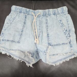 Celebrity Pink Light Blue Denim Women's Shorts